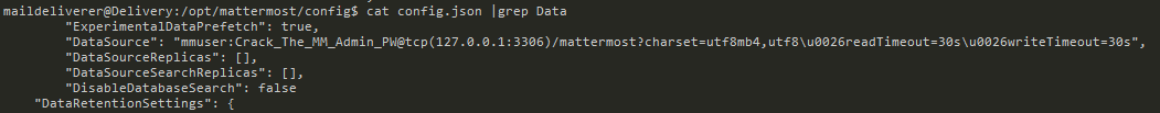 Mattermost config