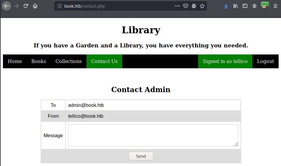 Admin login
