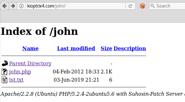 john directory listing