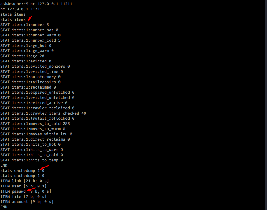 Listing content of memcached