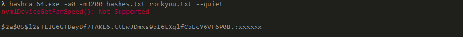 reversing the password
